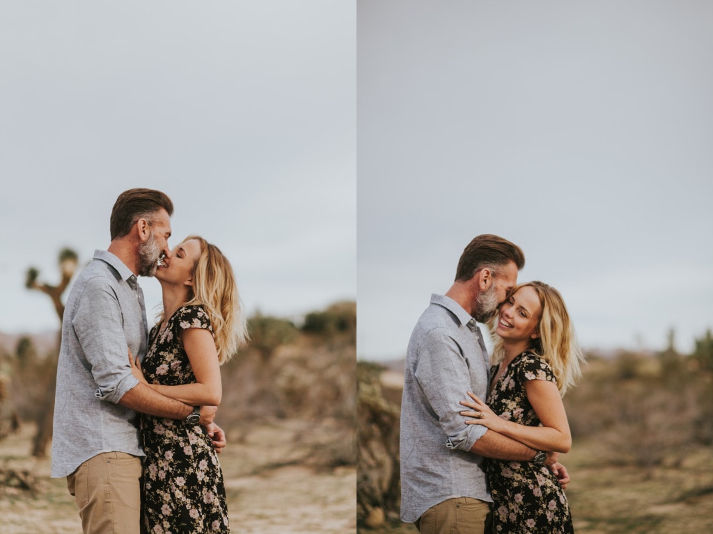Joshua Tree kisses with John Schell and Kate Moore