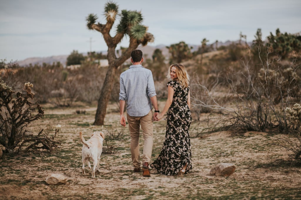 John Schell and Kate Moore in Joshua Tree