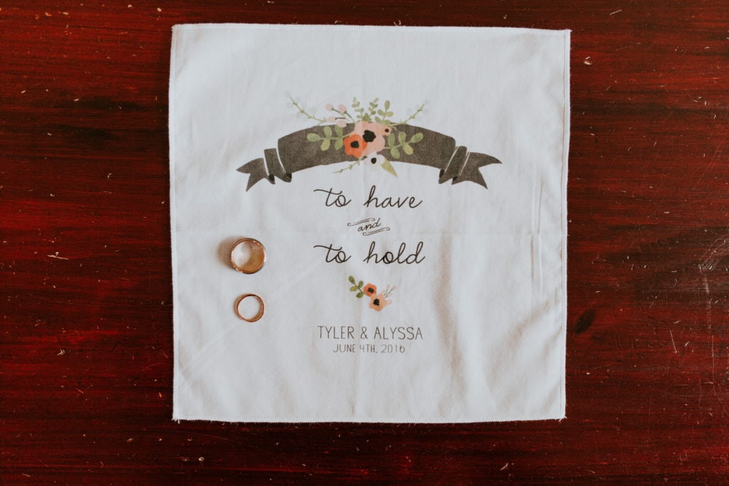 wedding handkerchief to have and to hold Estes Park Rocky Mountain Wedding Photographer