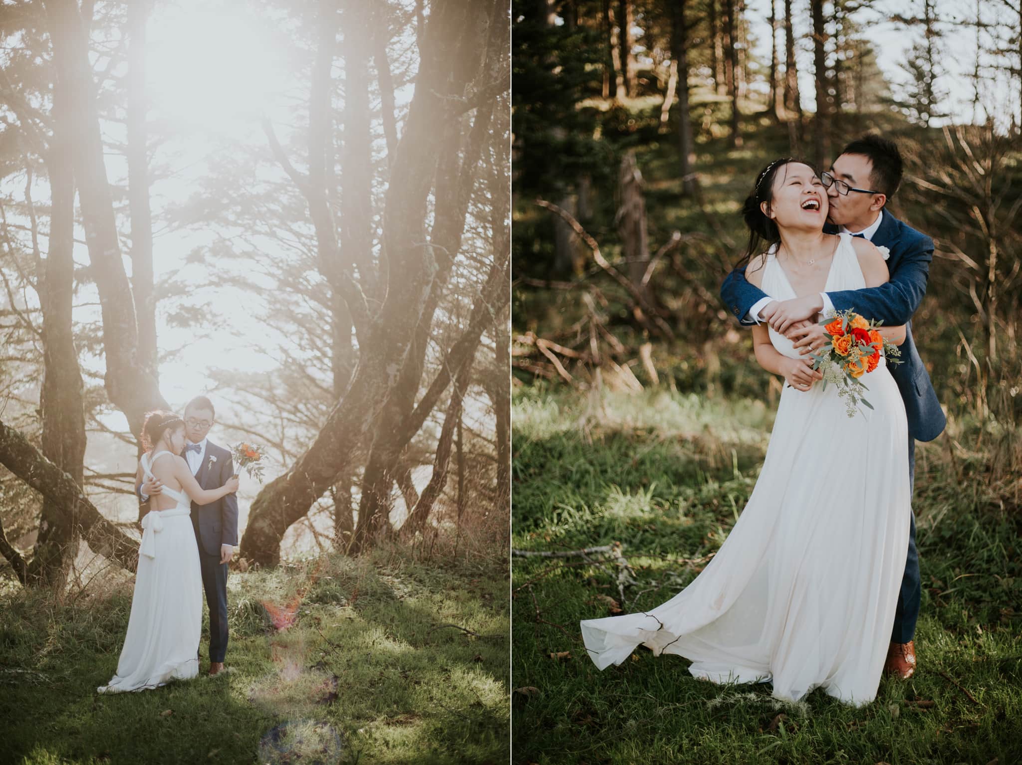 happy beautiful light bhldn dress urban outfitters Portland Wedding Photographer Marcela Pulido