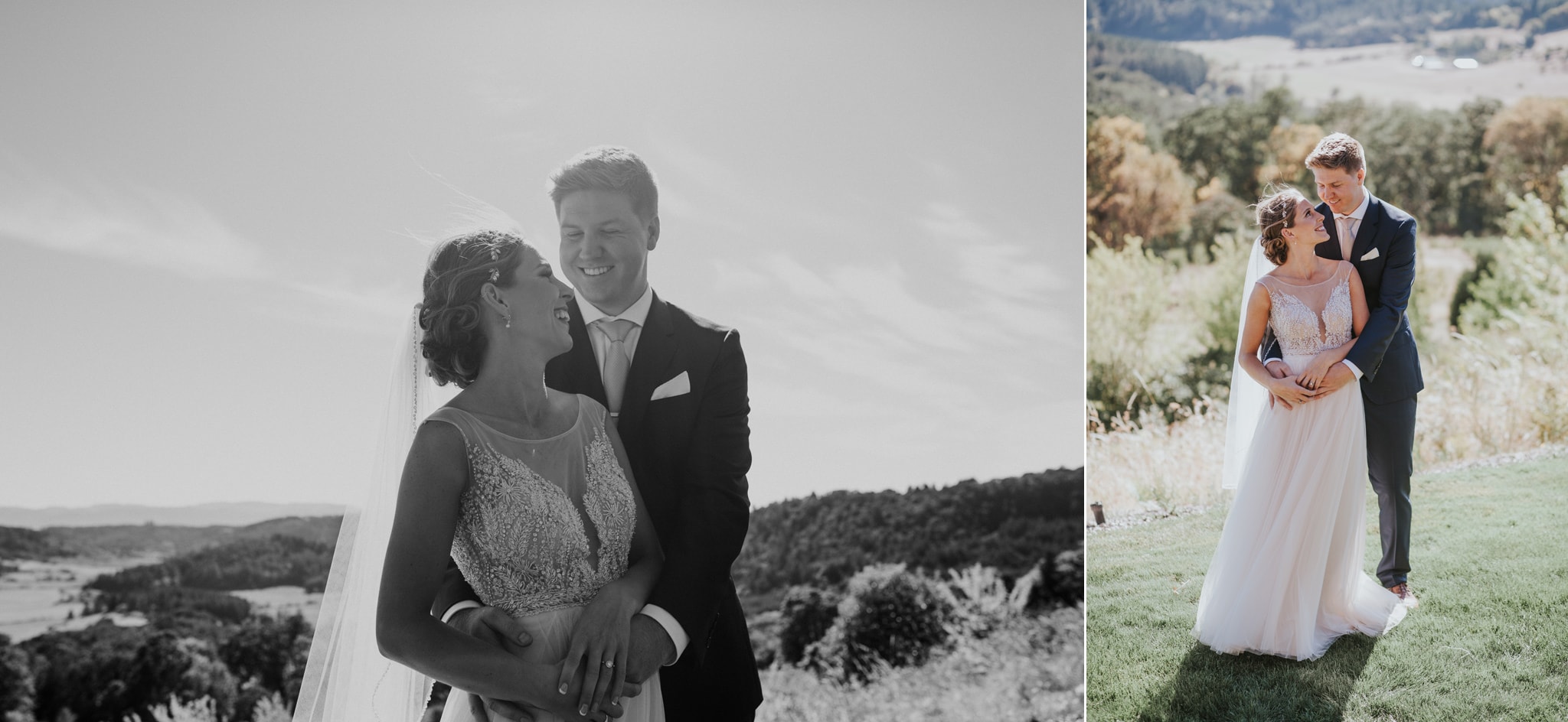 oregon winery black and white daylight portraits Youngberg Hill Wedding Portland Wedding Photographer Marcela Pulido