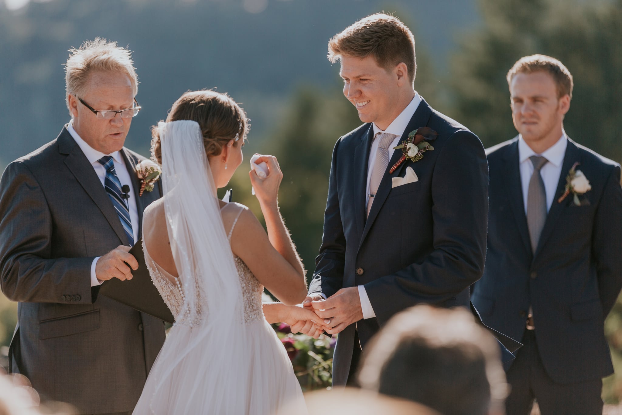 vows winery oregon Youngberg Hill Wedding Portland Wedding Photographer Marcela Pulido