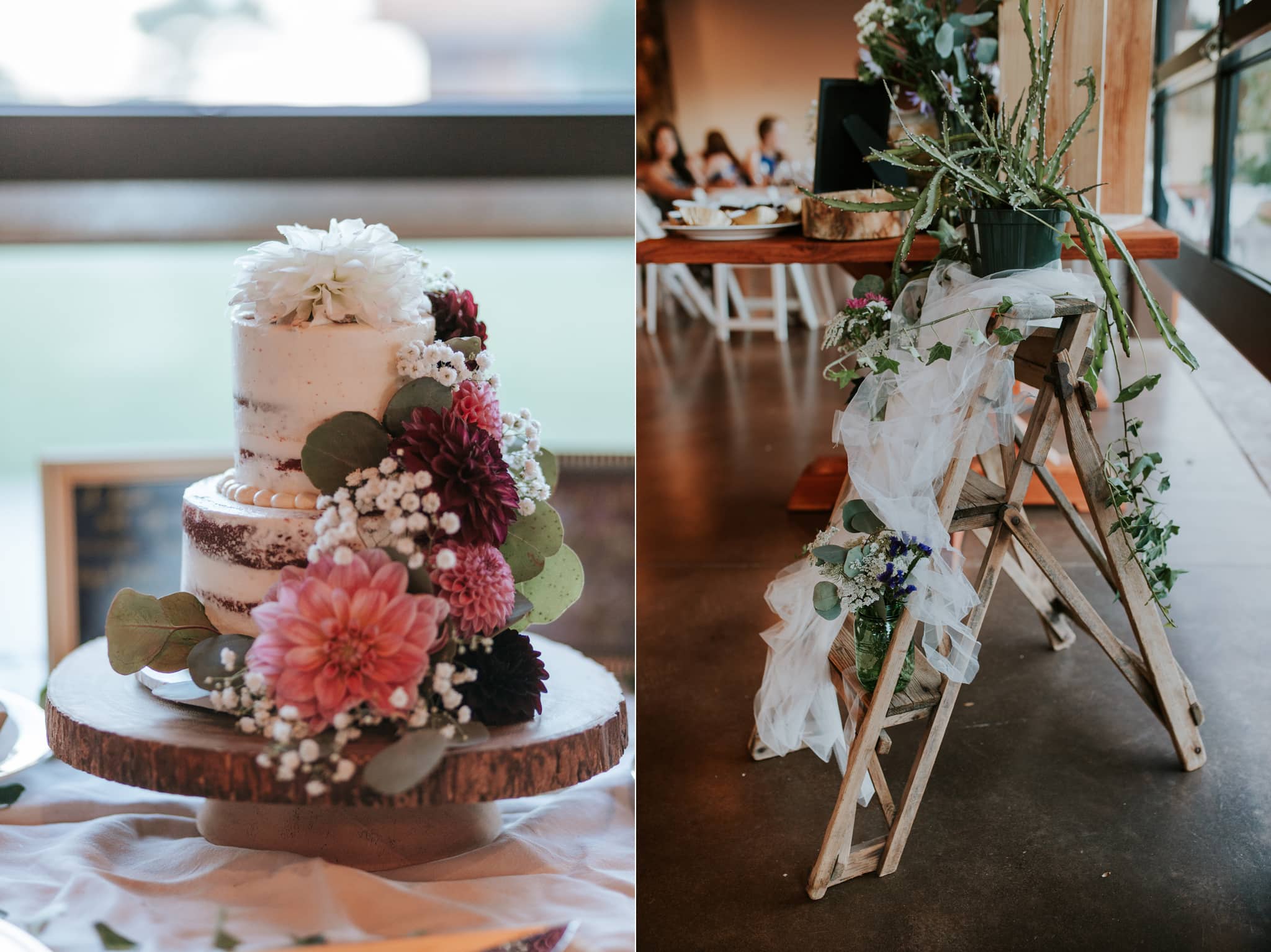 cake florals on chair pinterest Youngberg Hill Wedding Portland Wedding Photographer Marcela Pulido