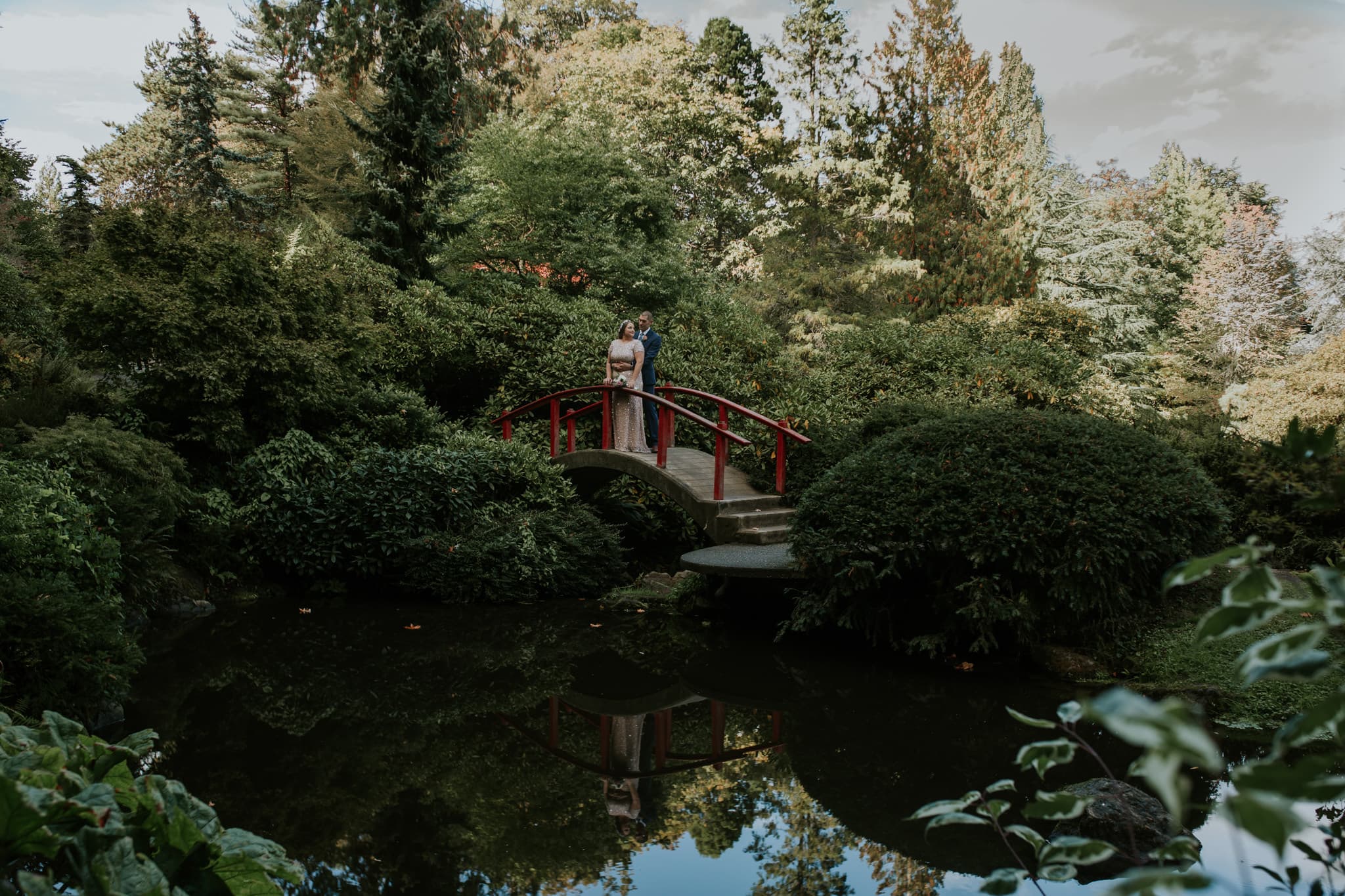 Kubota garden wedding picture