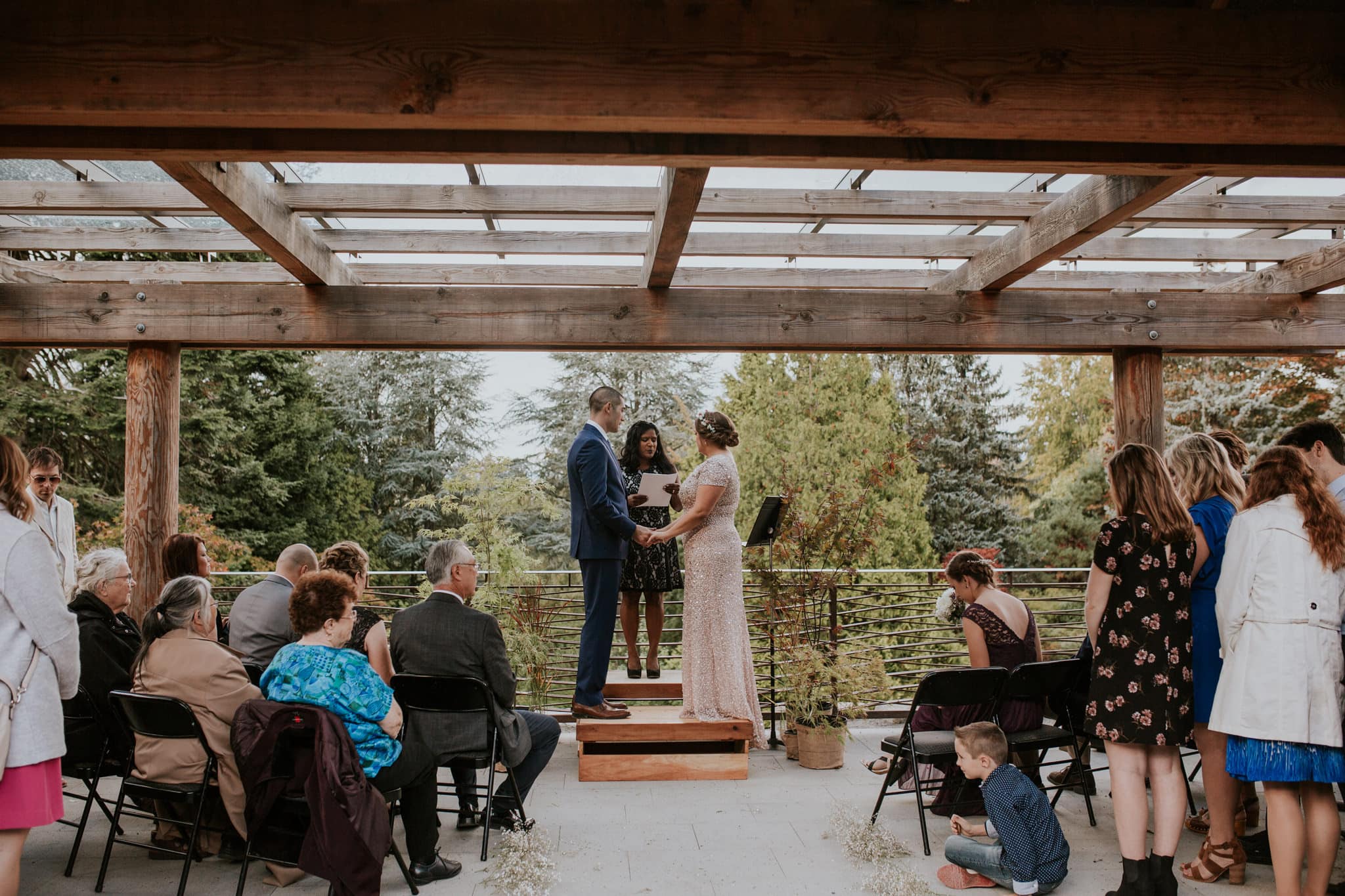 wedding ceremony Kubota Garden Wedding by Marcela Pulido Photography Portland Wedding Photographer